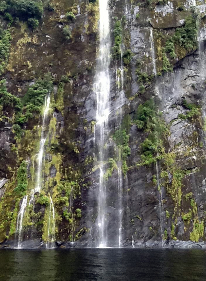 Waterfall in Doubtful Sound