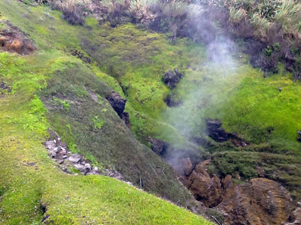 Blowhole at Punakaiki Rocks
